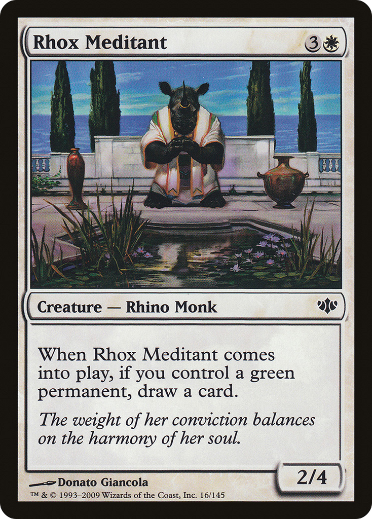 Magic: The Gathering - Rhox Meditant - Conflux