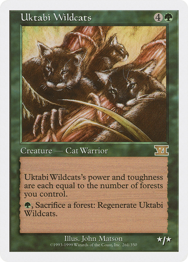 Magic: The Gathering - Uktabi Wildcats - Classic Sixth Edition