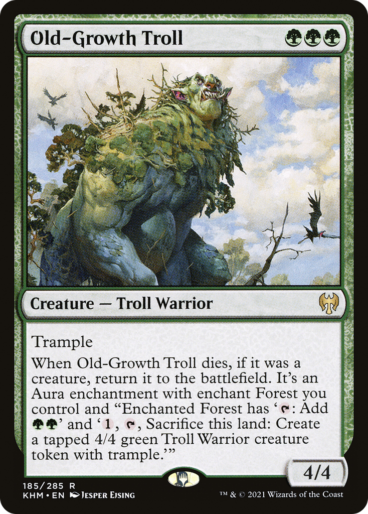 Magic: The Gathering - Old-Growth Troll - Kaldheim