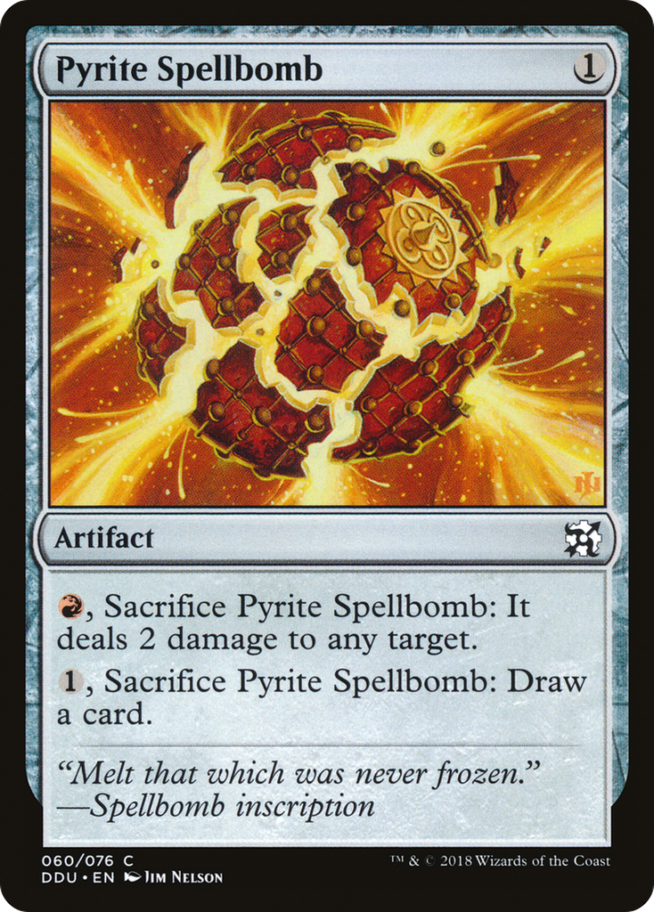 Magic: The Gathering - Pyrite Spellbomb - Duel Decks: Elves vs. Inventors