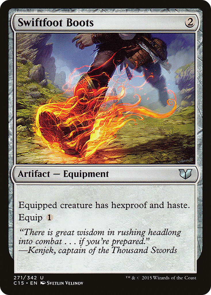 Magic: The Gathering - Swiftfoot Boots - Commander 2015