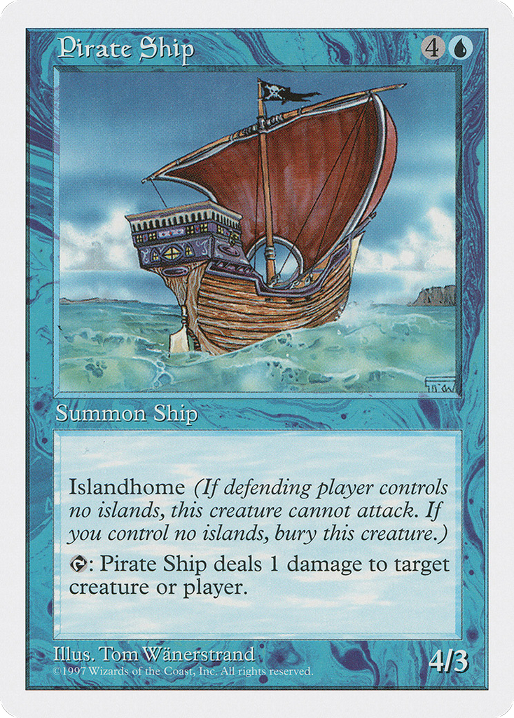 Magic: The Gathering - Pirate Ship - Fifth Edition