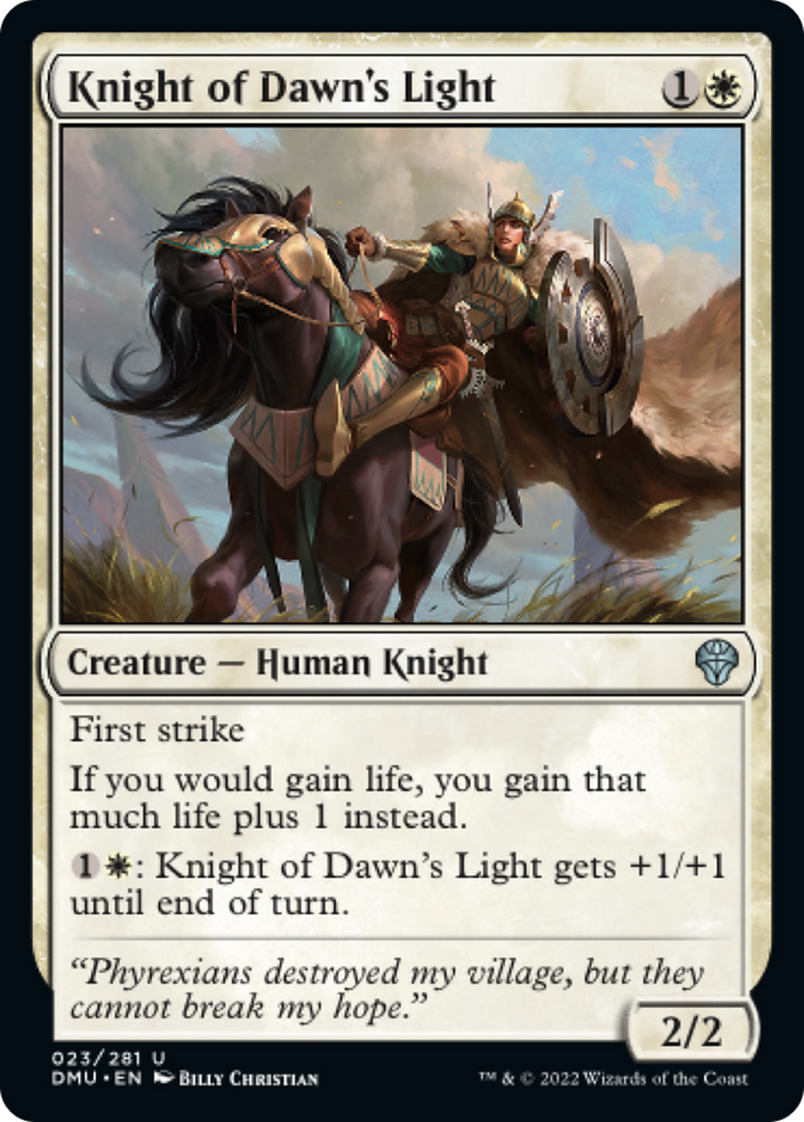 Magic: The Gathering - Knight of Dawn's Light - Dominaria United