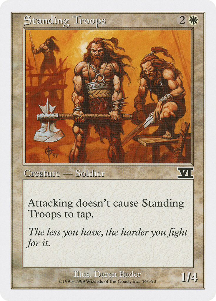 Magic: The Gathering - Standing Troops - Classic Sixth Edition