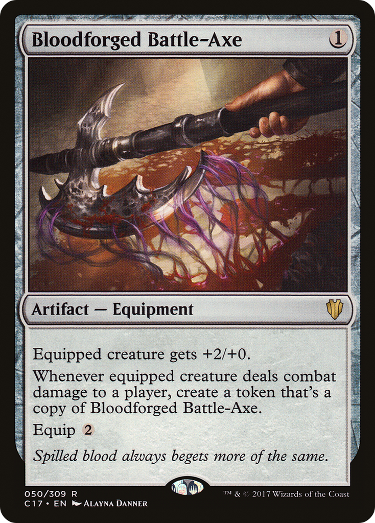 Magic: The Gathering - Bloodforged Battle-Axe - Commander 2017