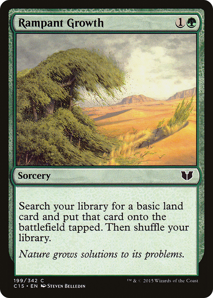 Magic: The Gathering - Rampant Growth - Commander 2015