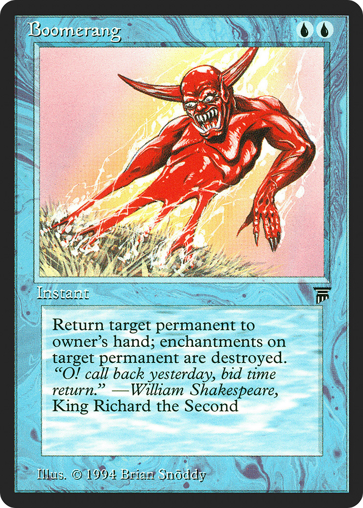 Magic: The Gathering - Boomerang - Legends