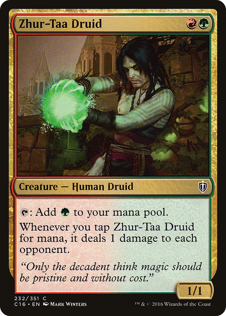 Magic: The Gathering - Zhur-Taa Druid - Commander 2016