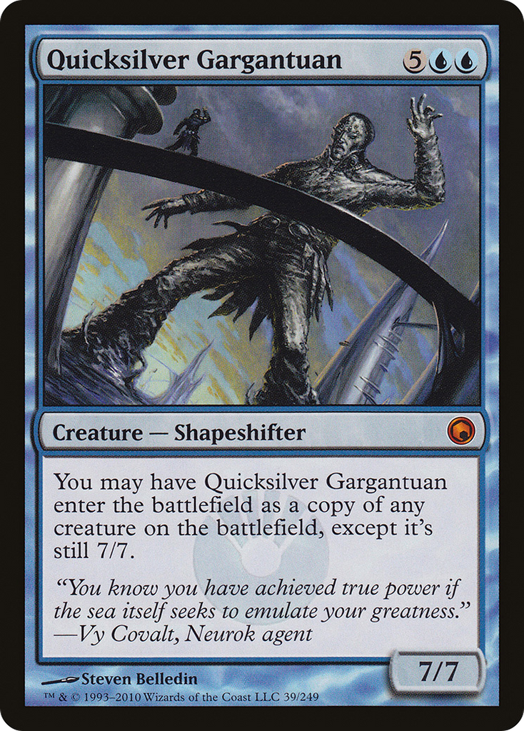 Magic: The Gathering - Quicksilver Gargantuan - Scars of Mirrodin