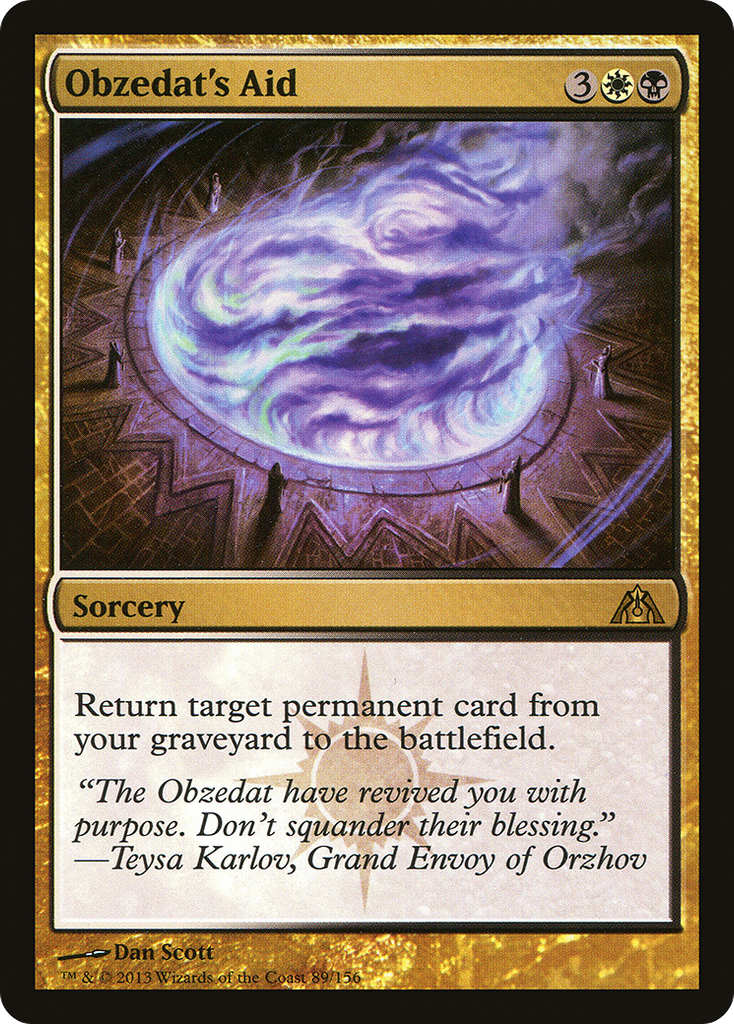 Magic: The Gathering - Obzedat's Aid - Dragon's Maze