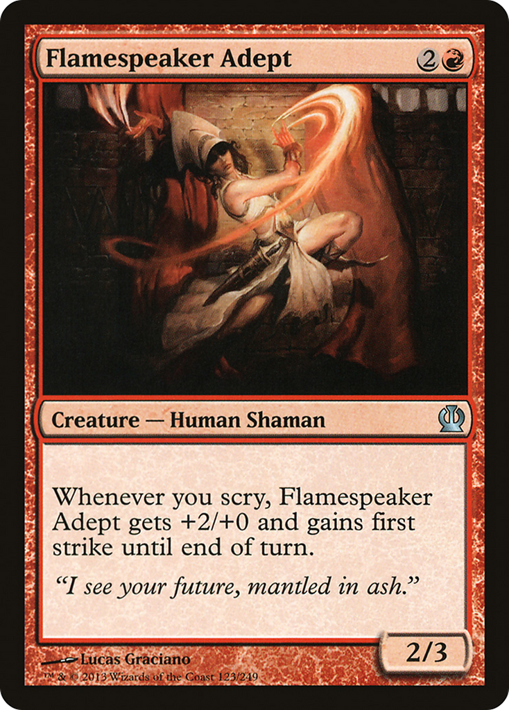 Magic: The Gathering - Flamespeaker Adept - Theros