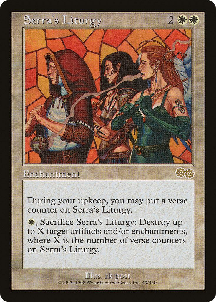 Magic: The Gathering - Serra's Liturgy - Urza's Saga