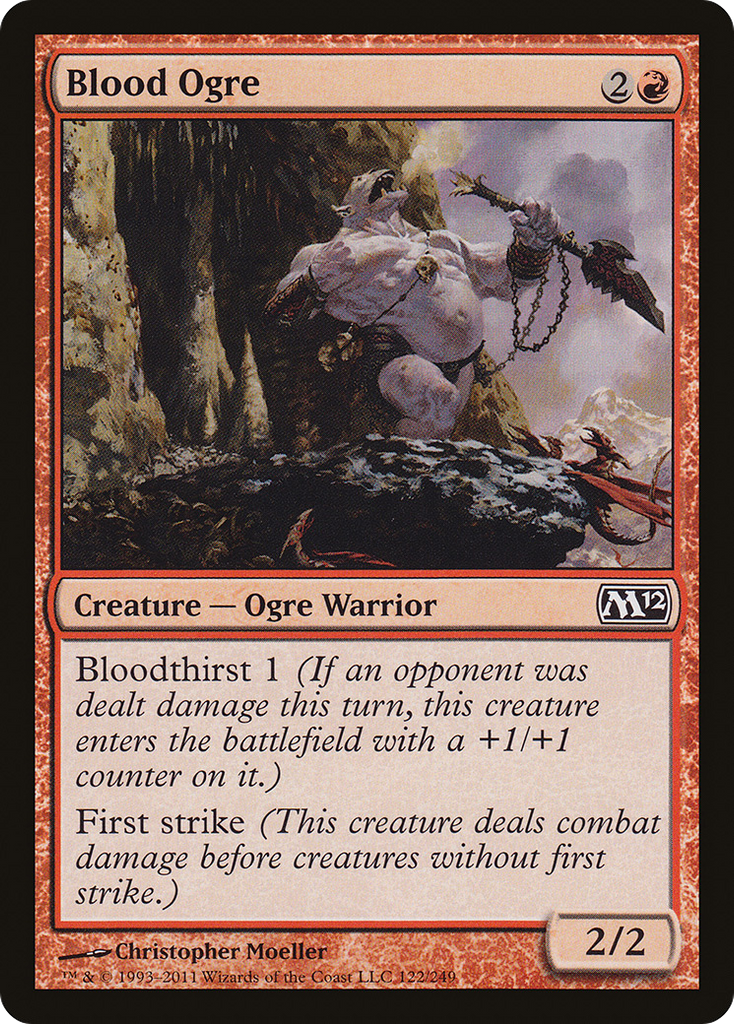 Magic: The Gathering - Blood Ogre - Magic 2012