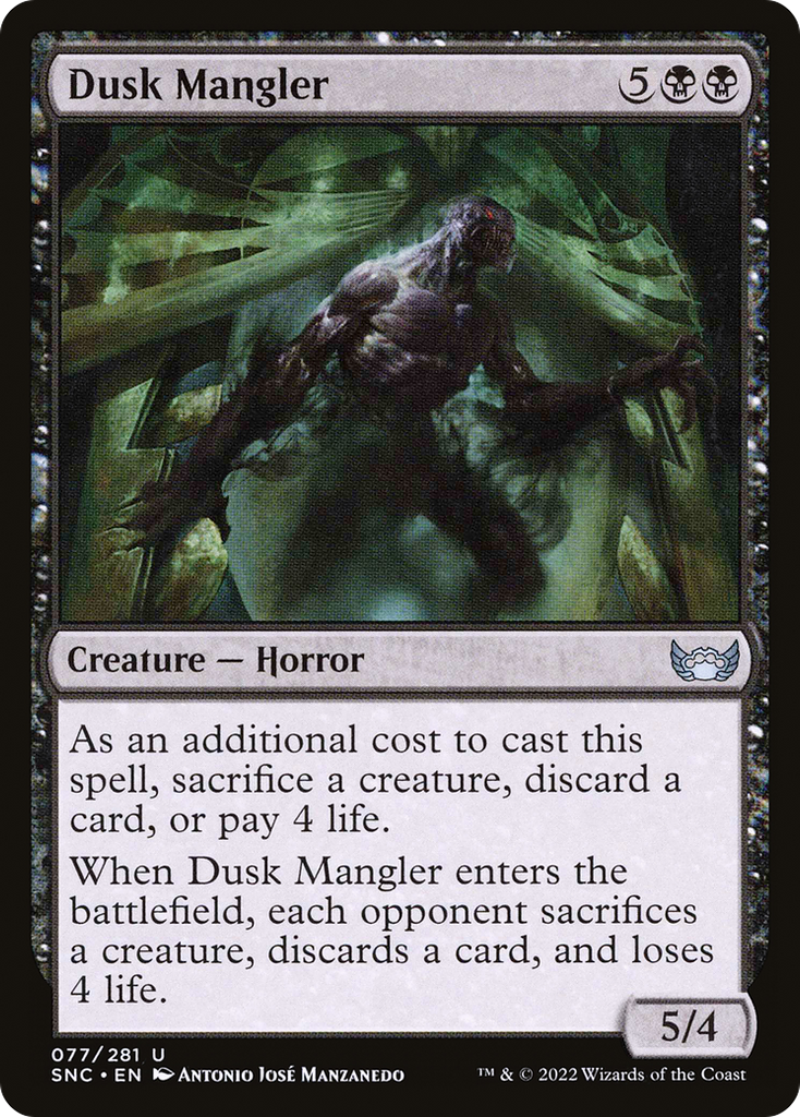 Magic: The Gathering - Dusk Mangler - Streets of New Capenna