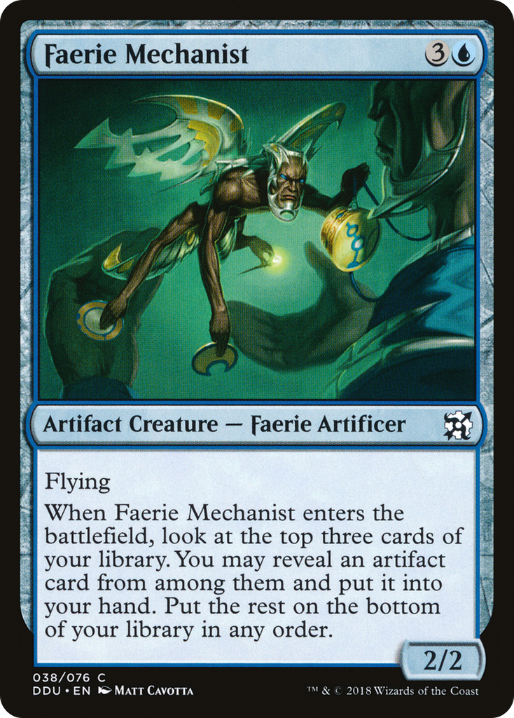 Magic: The Gathering - Faerie Mechanist - Duel Decks: Elves vs. Inventors