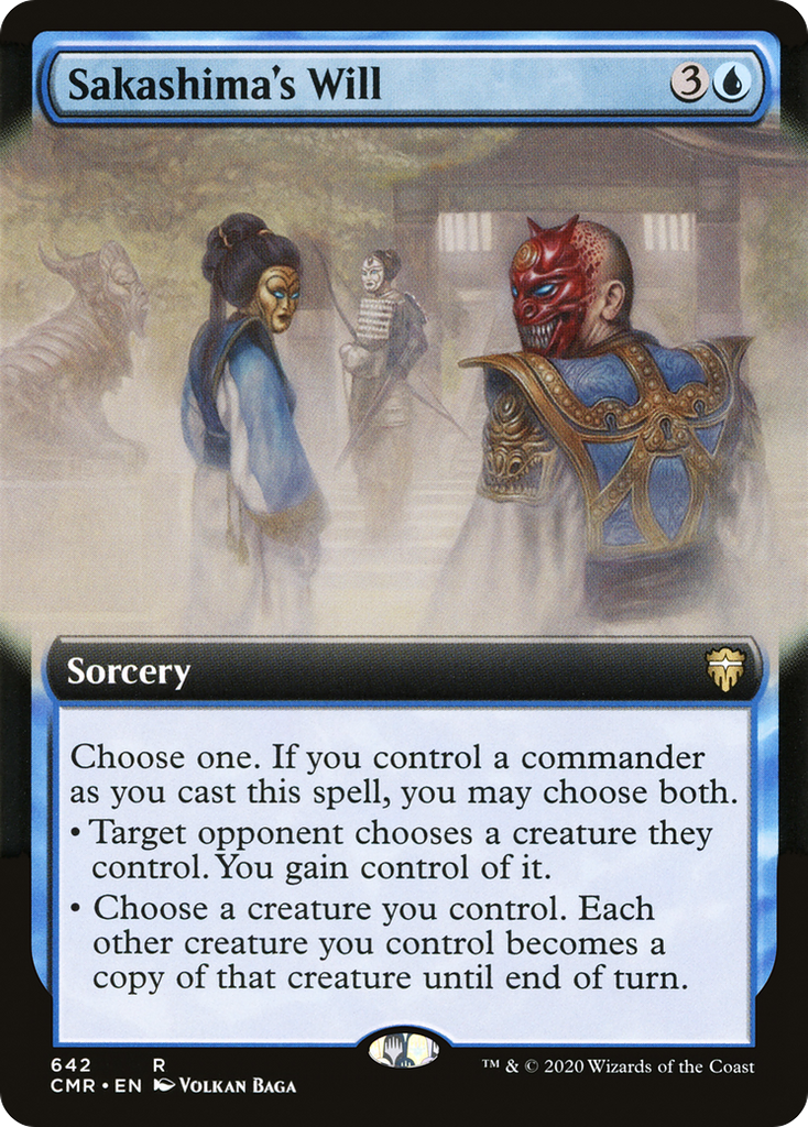 Magic: The Gathering - Sakashima's Will Foil - Commander Legends