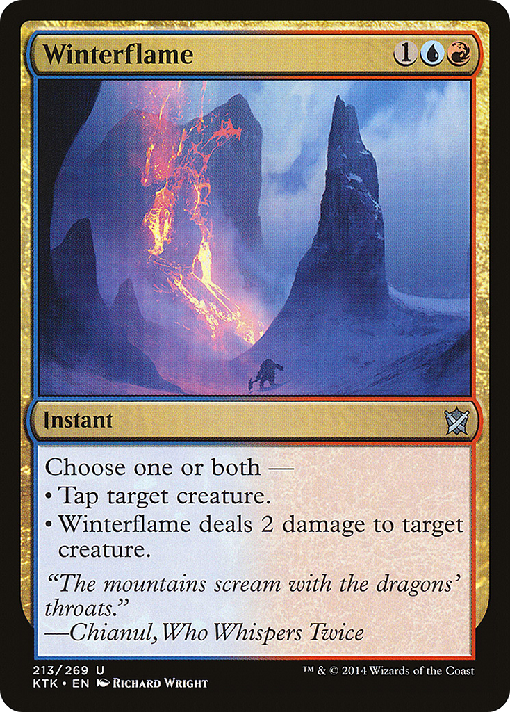 Magic: The Gathering - Winterflame - Khans of Tarkir