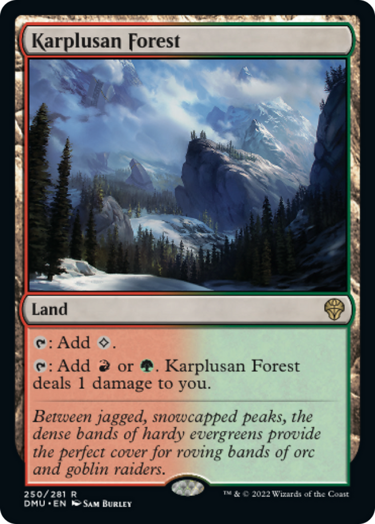 Magic: The Gathering - Karplusan Forest - Dominaria United