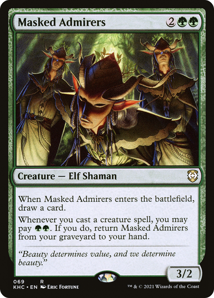 Magic: The Gathering - Masked Admirers - Kaldheim Commander