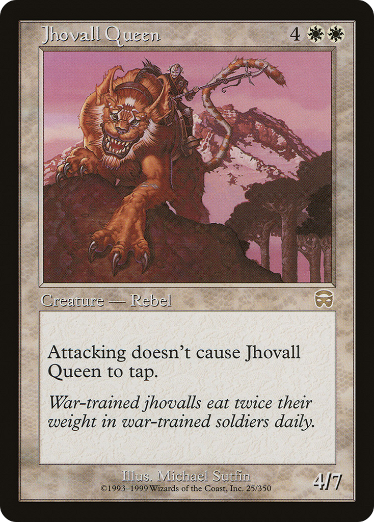 Magic: The Gathering - Jhovall Queen - Mercadian Masques