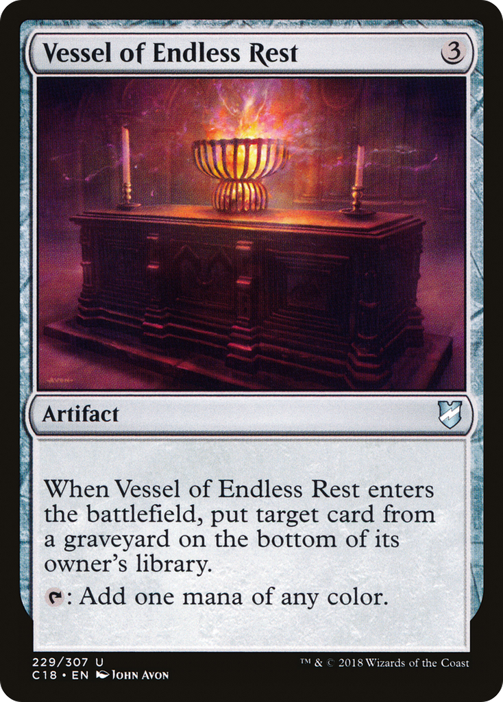 Magic: The Gathering - Vessel of Endless Rest - Commander 2018