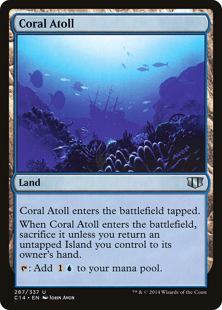 Magic: The Gathering - Coral Atoll - Commander 2014