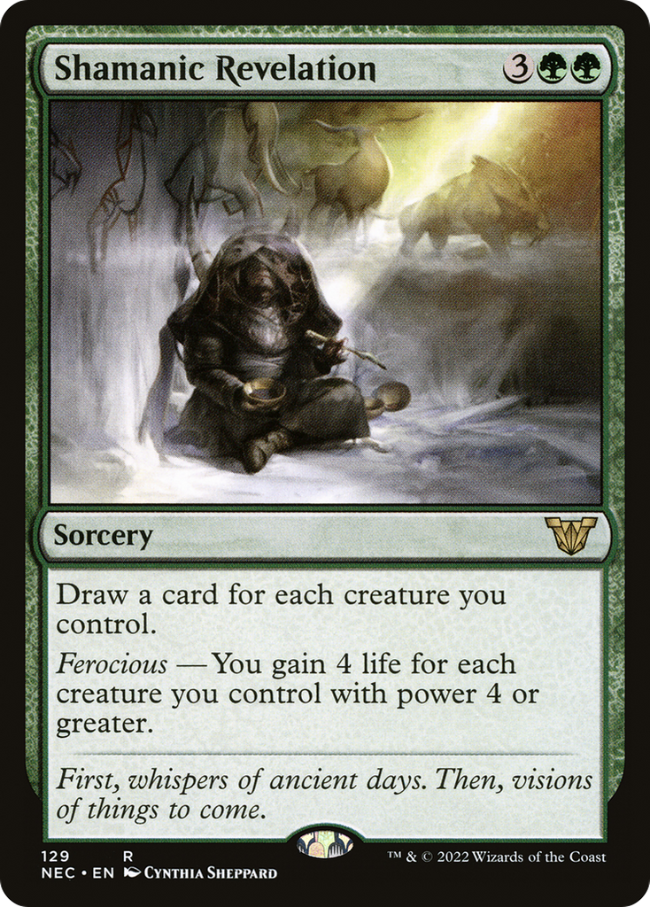 Magic: The Gathering - Shamanic Revelation - Neon Dynasty Commander