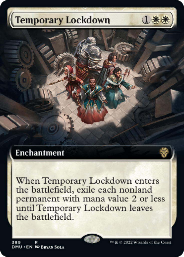 Magic: The Gathering - Temporary Lockdown Foil - Dominaria United