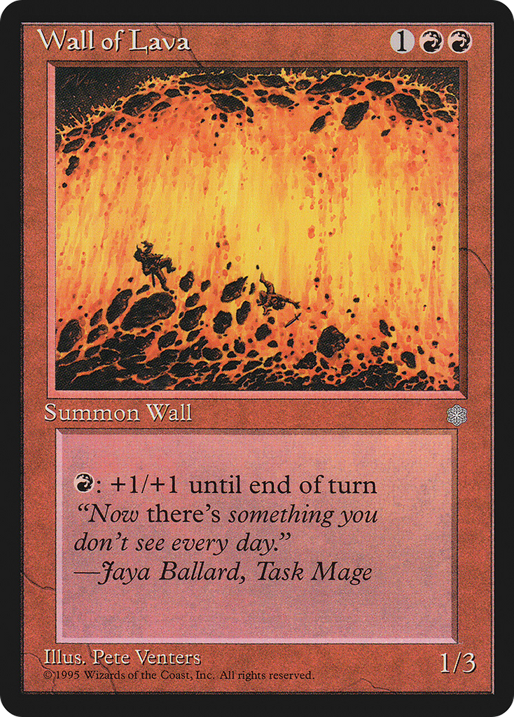 Magic: The Gathering - Wall of Lava - Ice Age