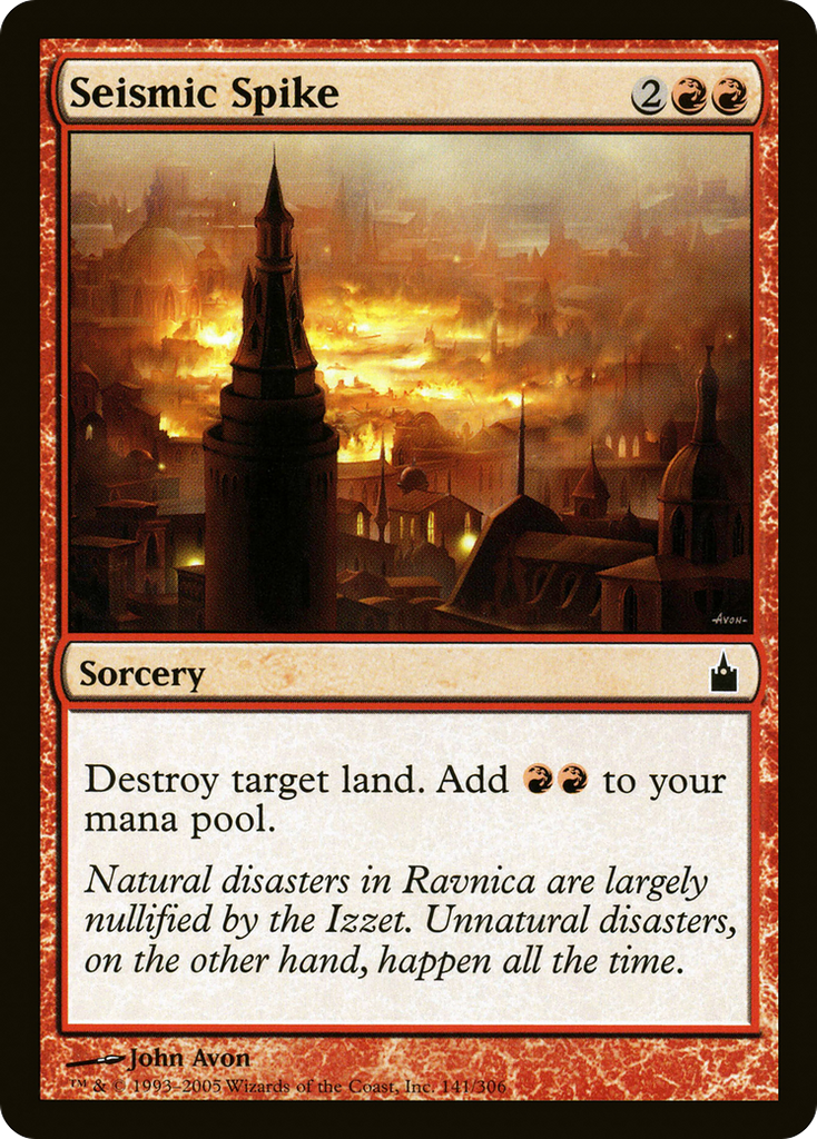 Magic: The Gathering - Seismic Spike - Ravnica: City of Guilds