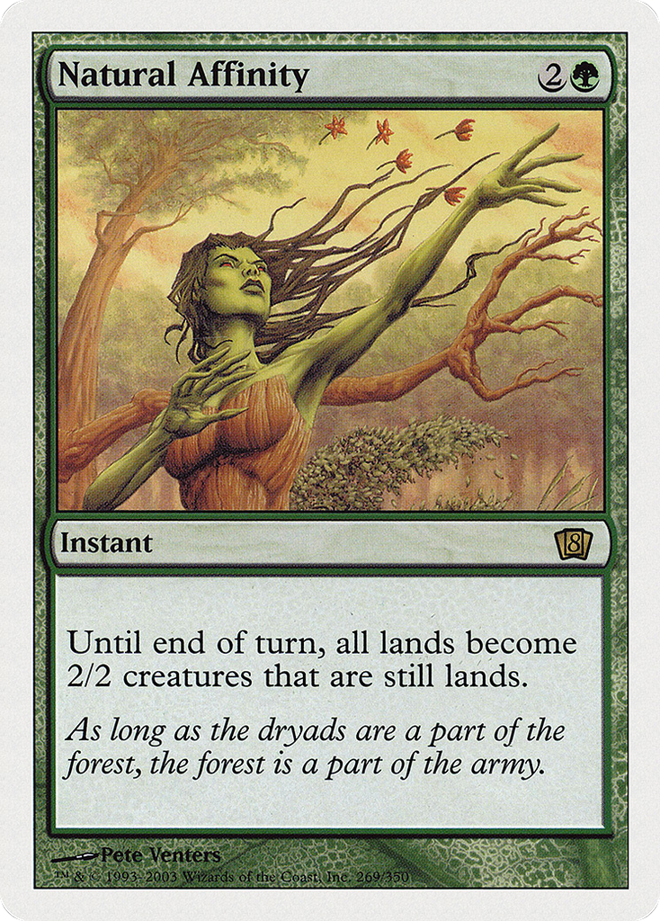 Magic: The Gathering - Natural Affinity - Eighth Edition