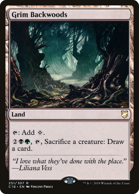 Magic: The Gathering - Grim Backwoods - Commander 2018