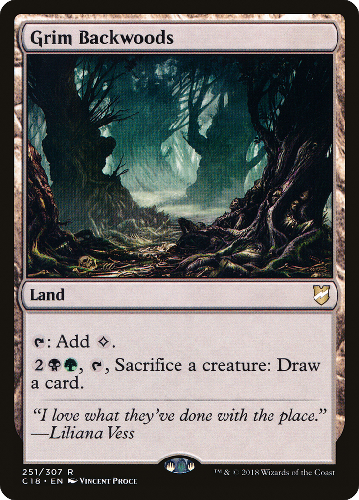 Magic: The Gathering - Grim Backwoods - Commander 2018