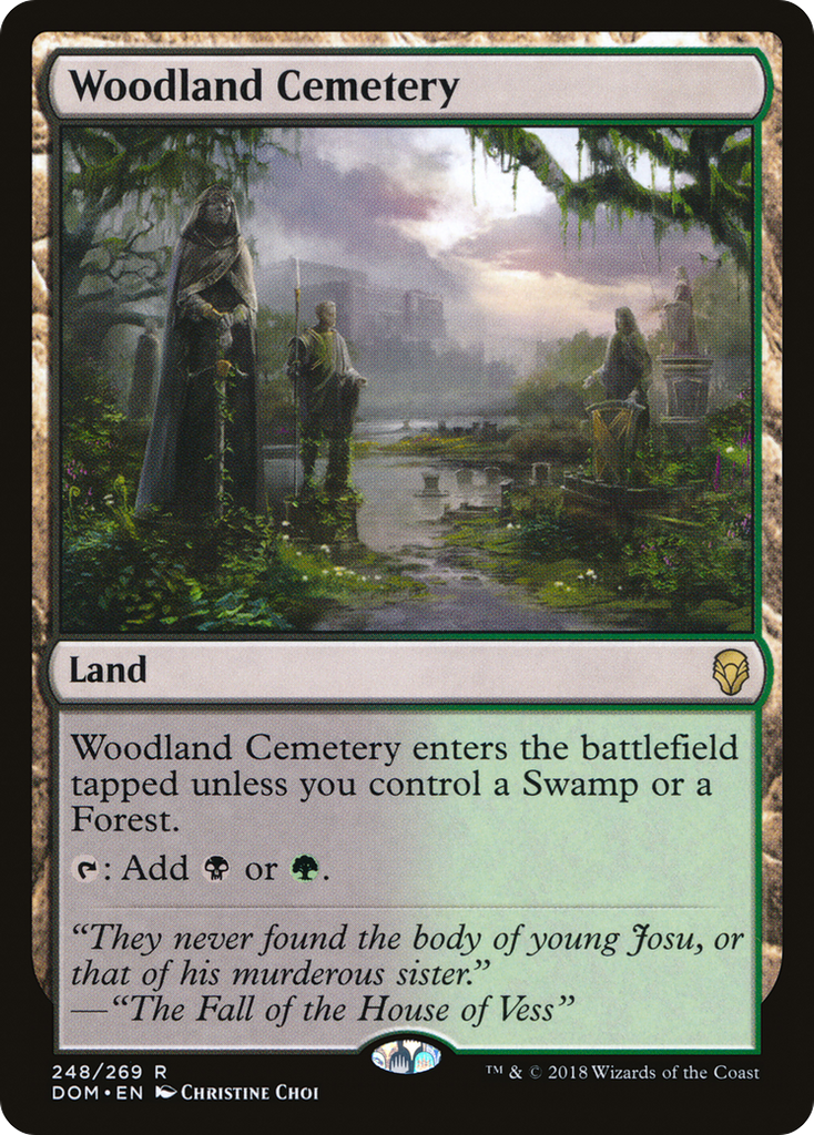 Magic: The Gathering - Woodland Cemetery - Dominaria