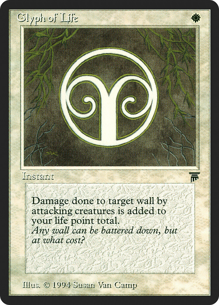 Magic: The Gathering - Glyph of Life - Legends