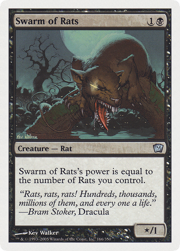 Magic: The Gathering - Swarm of Rats - Ninth Edition
