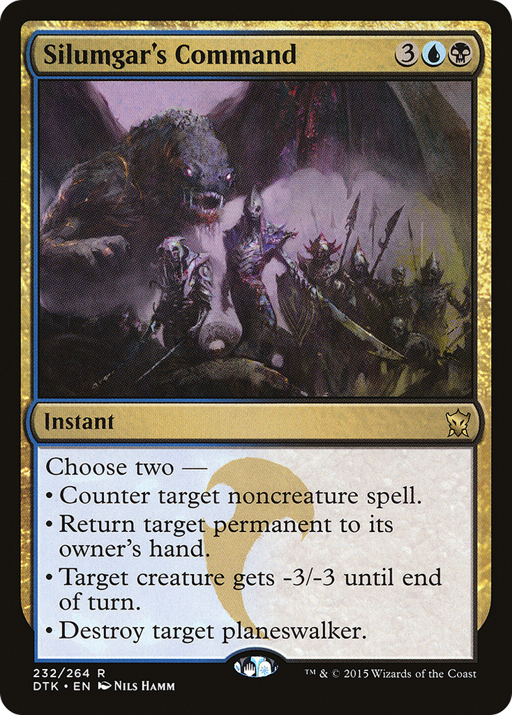 Magic: The Gathering - Silumgar's Command - Dragons of Tarkir