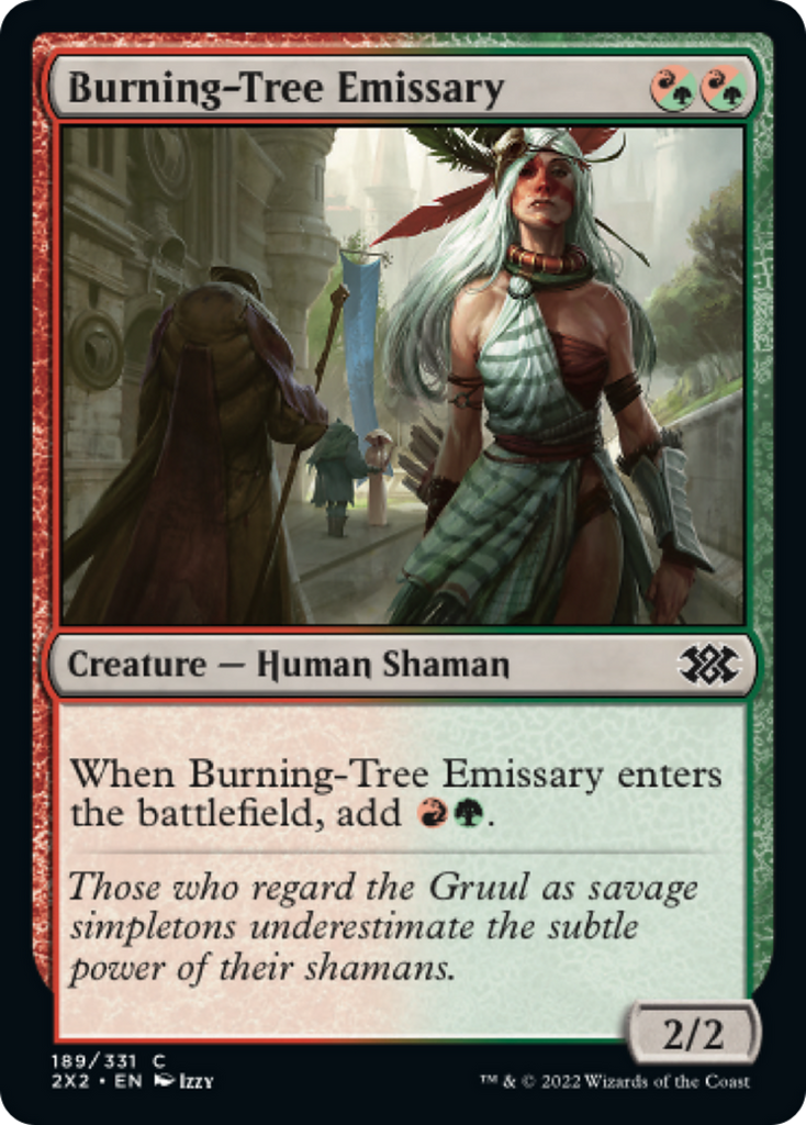 Magic: The Gathering - Burning-Tree Emissary - Double Masters 2022