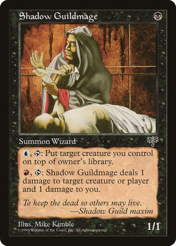Magic: The Gathering - Shadow Guildmage - Mirage