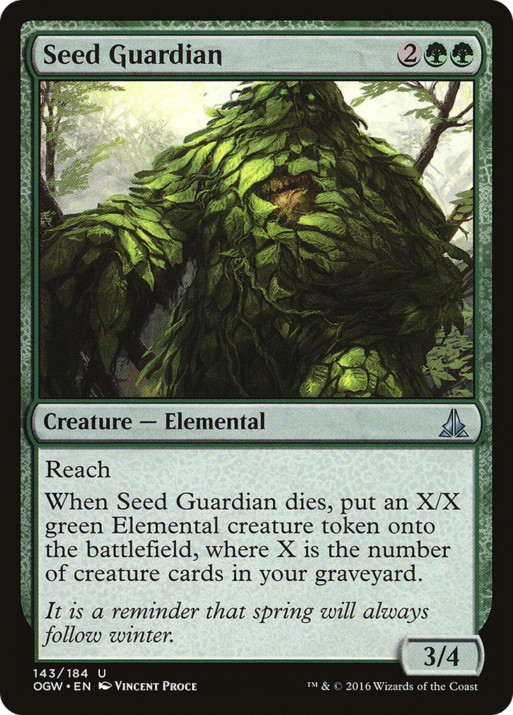 Magic: The Gathering - Seed Guardian - Oath of the Gatewatch