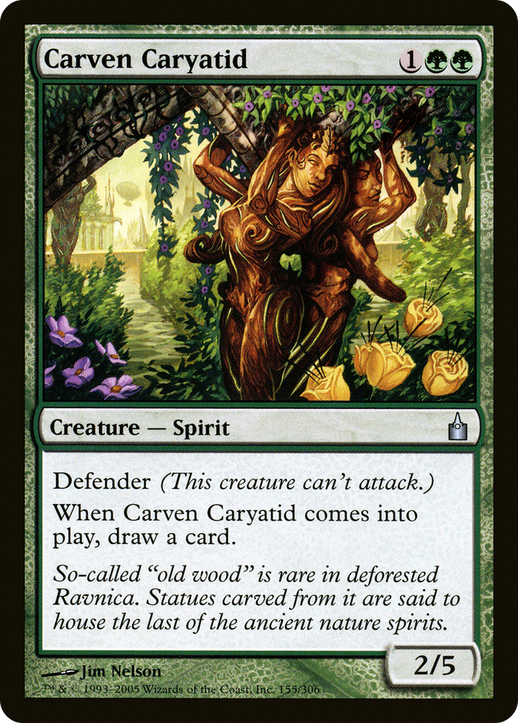 Magic: The Gathering - Carven Caryatid - Ravnica: City of Guilds