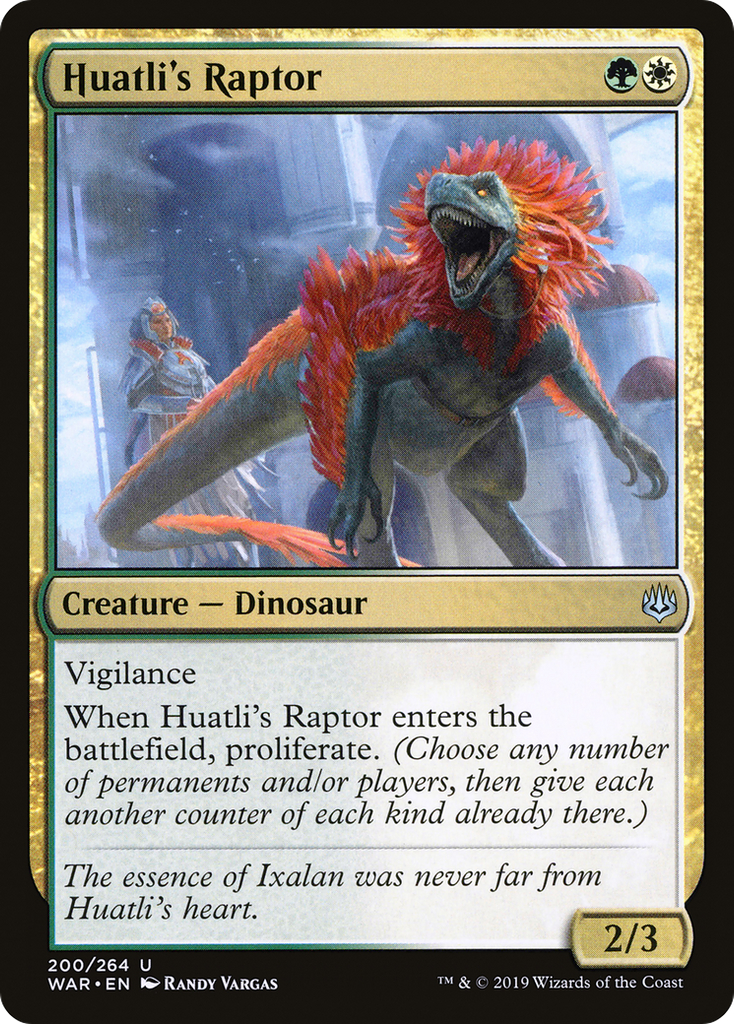 Magic: The Gathering - Huatli's Raptor - War of the Spark