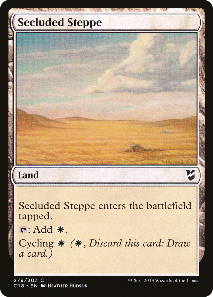 Magic: The Gathering - Secluded Steppe - Commander 2018