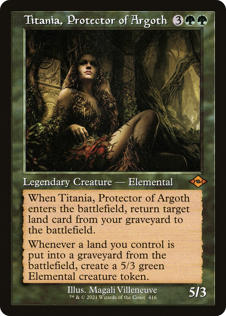 Magic: The Gathering - Titania, Protector of Argoth Foil - Modern Horizons 2