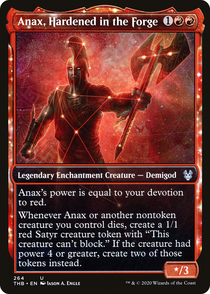 Magic: The Gathering - Anax, Hardened in the Forge - Theros Beyond Death