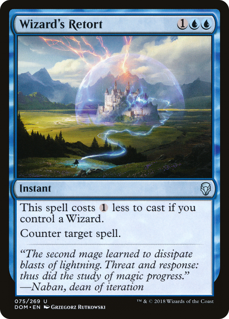 Magic: The Gathering - Wizard's Retort - Dominaria