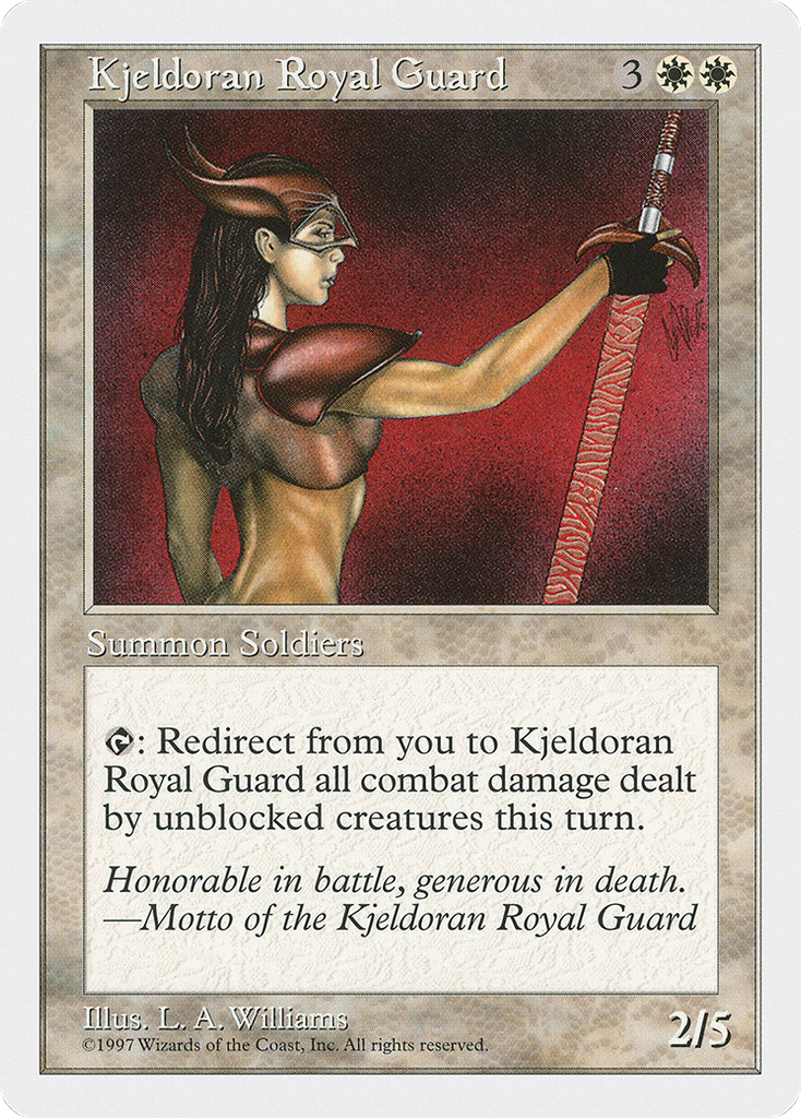 Magic: The Gathering - Kjeldoran Royal Guard - Fifth Edition