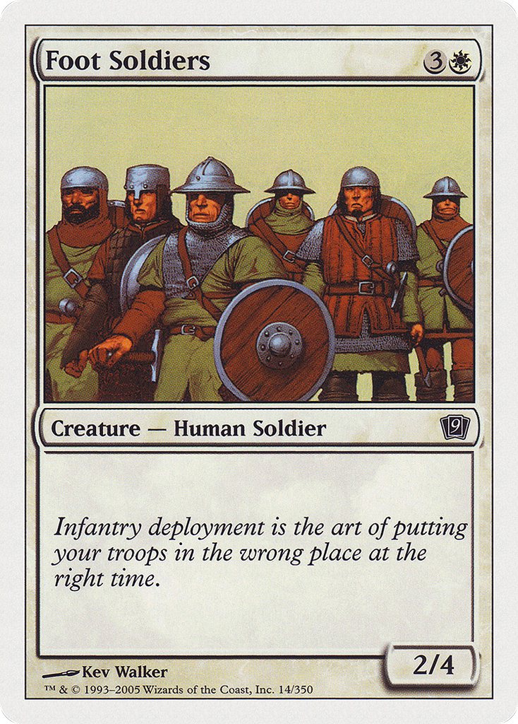 Magic: The Gathering - Foot Soldiers - Ninth Edition