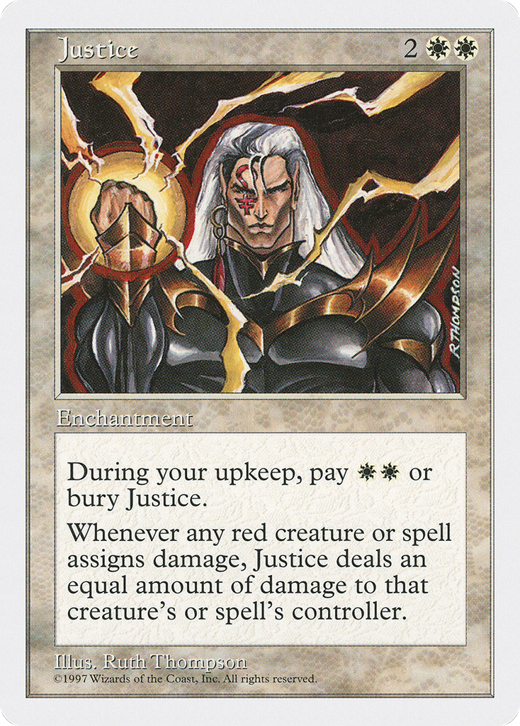 Magic: The Gathering - Justice - Fifth Edition