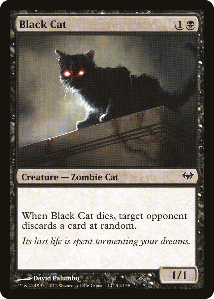 Magic: The Gathering - Black Cat - Dark Ascension
